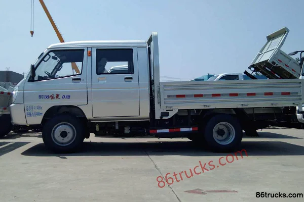 Shifeng Fengling D Edition 1.5L 112hp 4X2(6 wheels) 2.475m Double Row Flatbed Mini Truck (China VI) Exterior (2) | 86Trucks