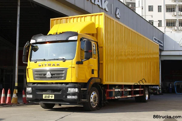 Sinotruk Sitrak G5 Heavy Truck Free Travel Edition 280hp 4X2(6 wheels) 9.92m Van Cargo Truck Exterior (3) | 86Trucks