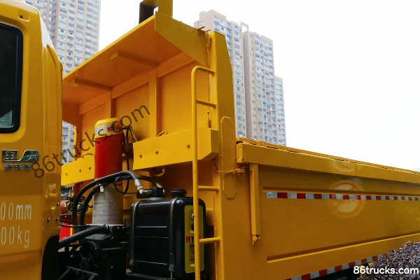 JAC Gallop K5W Heavy Truck 350 hp 8X4(12 wheels) 5.6 m AMT Automatic Hybrid Dump Truck Body (1) | 86Trucks