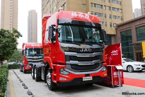 JAC Gallop A5W III 460 ch 6X4(10 roues) tracteur routier (China VI) (toit surélevé) (avec ralentisseur hydraulique) Exté