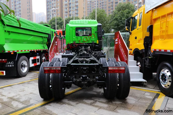 JAC Gallop A5W III 400 ch 6X4(10 roues) 5,8 m camion benne LNG Extérieur (3) | 86Trucks