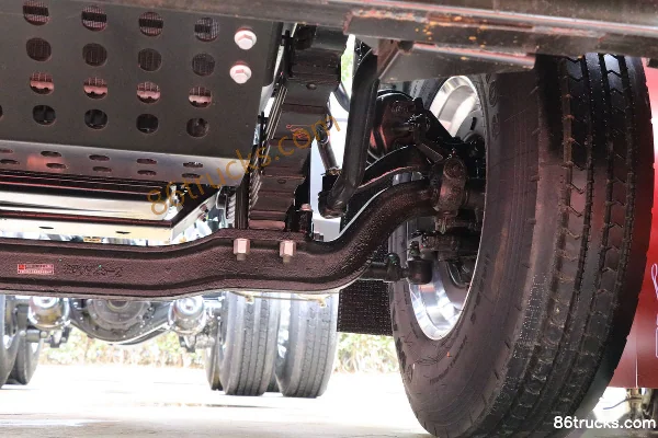 JAC Gallop A5W III 400 ch 6X4(10 roues) 5,8 m camion benne LNG Châssis (3) | 86Trucks
