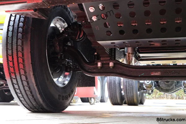 JAC Gallop A5W III 400 ch 6X4(10 roues) 5,8 m camion benne LNG Châssis (2) | 86Trucks