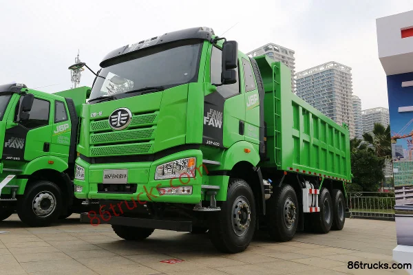 FAW Jiefang New J6P heavy truck 420hp 8X4(12 wheels) 5.6m muck dump truck (China VI) Exterior (3) | 86Trucks