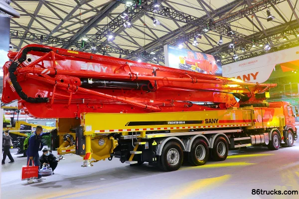 Volvo FM Heavy Truck 540hp 10X4(14 wheels) Concrete Pump Truck (SANY brand) (SYM5540THBE 680C-10) Chassis (3) | 86Trucks