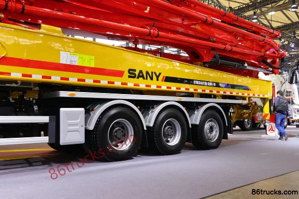 Volvo FM Heavy Truck 540hp 10X4(14 wheels) Concrete Pump Truck (SANY brand) (SYM5540THBE 680C-10) Chassis (1) | 86Trucks