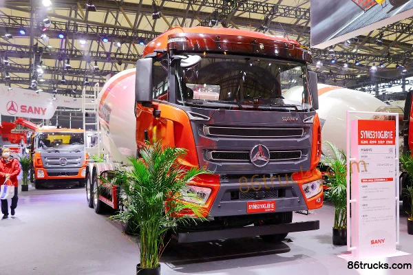 SANY C8 313hp 8X4(12 wheels) 7.99m³ concrete mixer truck Exterior