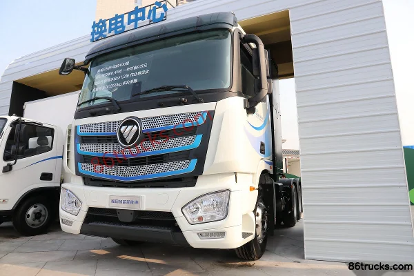 Foton Zhilan Heavy Truck 6X4(10 wheels) Pure Electric Tractor Truck Exterior (3) | 86Trucks