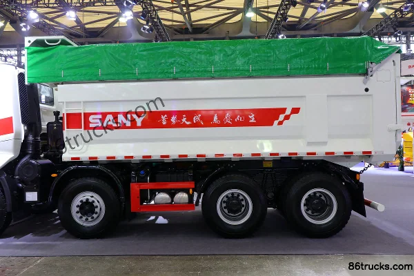 SANY composite version 380 ch 8X4(12 roues) 5,6 m camion benne (pont Hande) Carrosserie (1) | 86Trucks