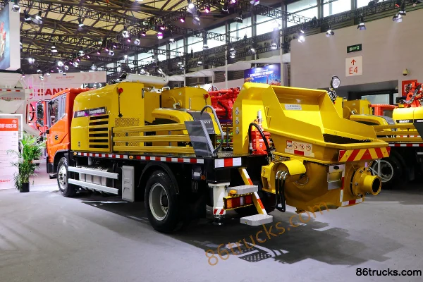 SANY 200hp 4X2(6 wheels) Truck Mounted Concrete Pump Exterior (3) | 86Trucks