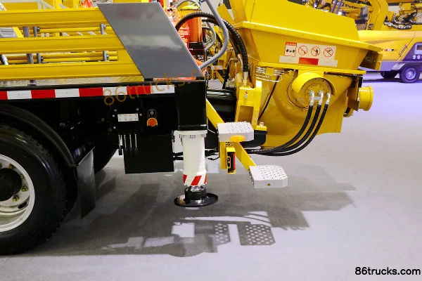 SANY 200hp 4X2(6 wheels) Truck Mounted Concrete Pump Chassis (2) | 86Trucks