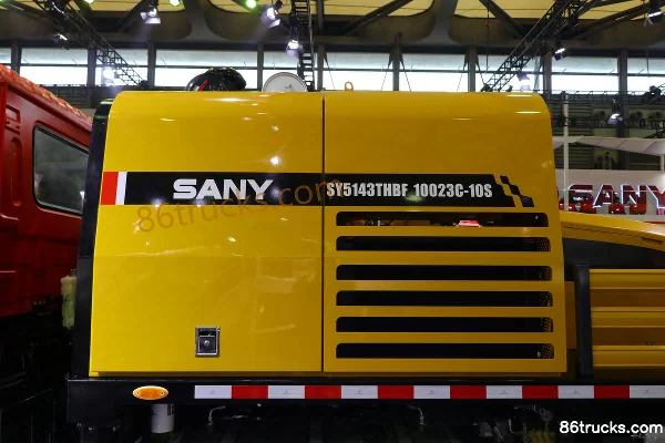 SANY 200hp 4X2(6 wheels) Truck Mounted Concrete Pump Chassis (1) | 86Trucks
