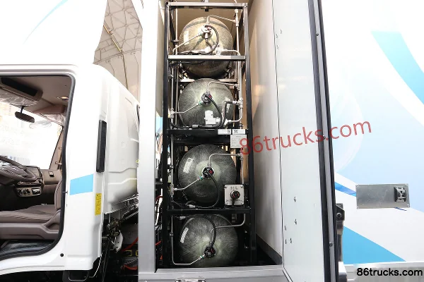 Aumark Zhilan 8T Single Row Hydrogen Fuel Cell Van Light Truck 4X2(6 wheels) Body (2) | 86Trucks