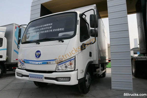 Aumark Zhilan 4X2(6 wheels) Single Row Battery Electric Van Light Truck (CATL battery swap) Exterior (3) | 86Trucks