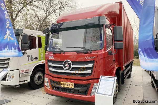 SHACMAN Delong N3000 Composite 220hp 4X2(6 wheels) 6.75m High Roof Van Cargo Truck Exterior (3) | 86Trucks