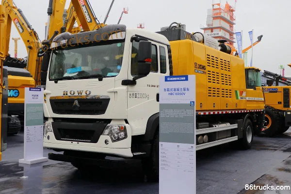 Sinotruk HOWO TX7 heavy truck 310hp 4X2(6 wheels) truck-mounted concrete pump (XCMG brand) Exterior (3) | 86Trucks