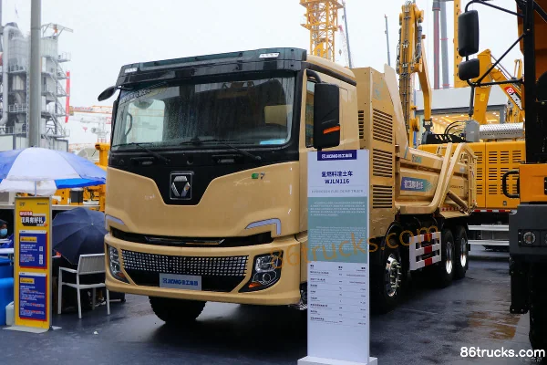 XCMG E7 8X4(12 wheels) hydrogen fuel dump truck (WJLN116) Exterior (3) | 86Trucks