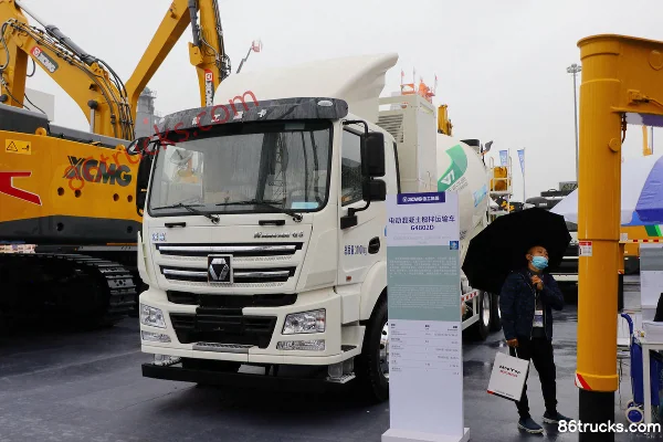 XCMG Hanfeng G5 8X4(12 wheels) 7.2 m³ electric concrete mixer truck (G4802D) Exterior (3) | 86Trucks