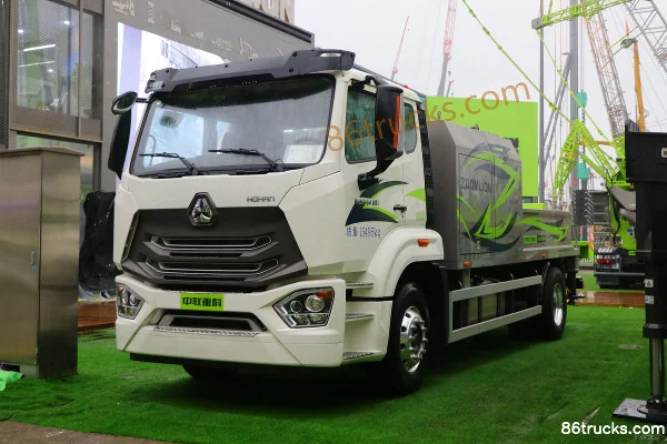 Sinotruk Haohan N5G 340hp 4X2(6 wheels) truck-mounted concrete pump (Zoomlion brand) Exterior (2) | 86Trucks