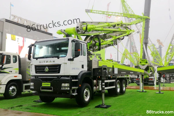 Sinotruk Sitrak C7H 400 ch 6X4(10 roues) camion pompe à béton (marque Zoomlion) Extérieur (2) | 86Trucks