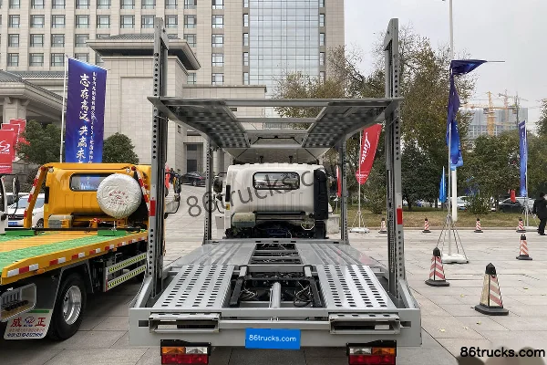 SHACMAN Delong K3000 130 hp 4X2(6 wheels) Car Carrier Truck Exterior (3) | 86Trucks