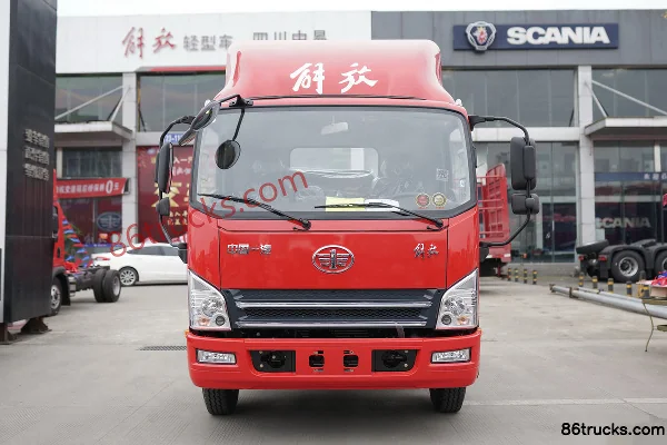 FAW Jiefang Hu VH 156hp 4X2(6 wheels) 4.16m single-row cage cargo light truck (7-speed) Exterior (2) | 86Trucks