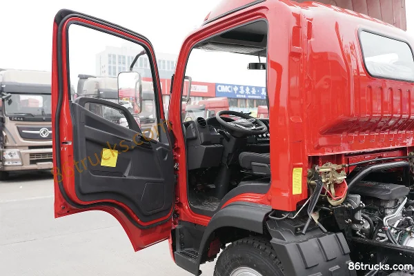 FAW Jiefang Hu VH 156hp 4X2(6 wheels) 4.16m single-row cage cargo light truck (7-speed) Cab (1) | 86Trucks