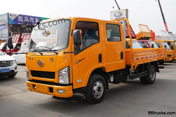 FAW Hongta FAW Jiefang Gongshi 150hp 4X2(6 wheels) 3.145m double-row flatbed light truck Exterior (3) | 86Trucks