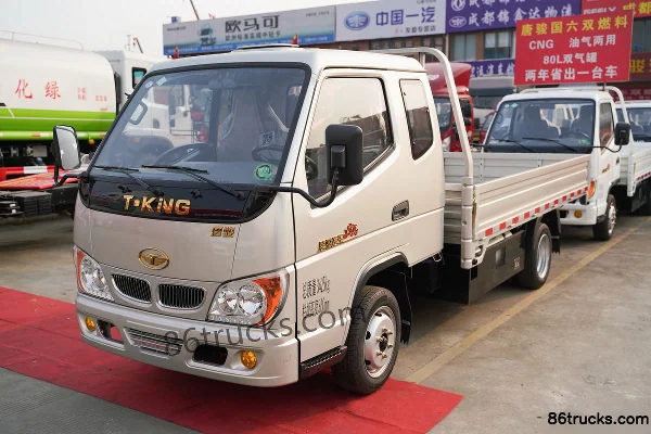 Tangjun Ouling Small BMW 1.6L 105 hp 4X2(6 wheels) CNG 3.08m half-row flatbed mini truck Exterior (3) | 86Trucks