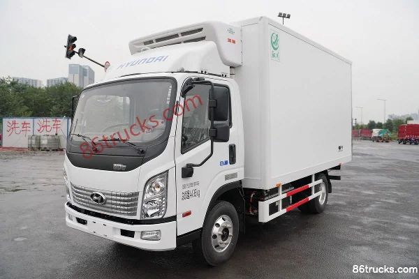 Hyundai Commercial Vehicle Hongtu EV2 4,5 T camion frigorifique électrique pur 4,08 m 4X2(6 roues) Extérieur (3) | 86Trucks