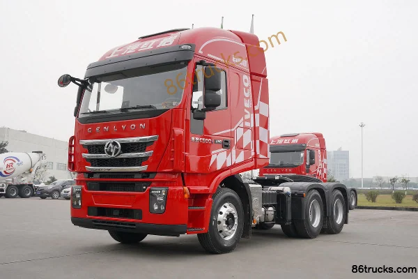 SAIC Hongyan Genlyon C500 Heavy Truck 2020 Model 520hp 6X4(10 wheels) AMT Automatic Tractor Truck Exterior (3) | 86Trucks