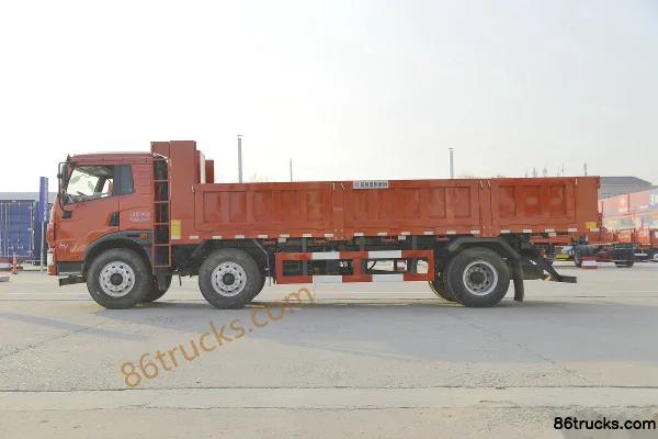 FAW Jiefang Qingdao Long V 220 hp 6X2(8 wheels) 7.1m Dump Truck Body (2) | 86Trucks
