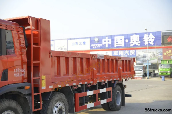 FAW Jiefang Qingdao Long V 220 hp 6X2(8 wheels) 7.1m Dump Truck Body (1) | 86Trucks