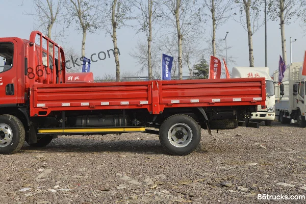 FAW Jiefang J6F large 160ch 4X2(6 roues) 4.16m camion plateau simple rangée (China VI) Carrosserie (2) | 86Trucks