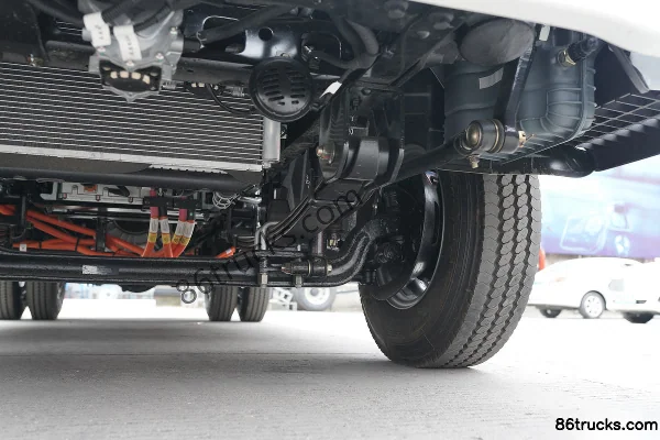 Foton Aoling Zhilan 4,5T 4,14 m camion léger fourgon à cabine simple 100% électrique 4X2(6 roues) Châssis (3) | 86Trucks