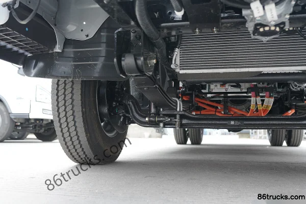 Foton Aoling Zhilan 4,5T 4,14 m camion léger fourgon à cabine simple 100% électrique 4X2(6 roues) Châssis (2) | 86Trucks