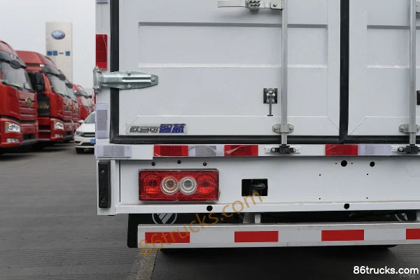 Foton Aoling Zhilan 4,5T 4,14 m camion léger fourgon à cabine simple 100% électrique 4X2(6 roues) Carrosserie (2) | 86Trucks
