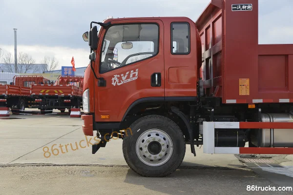 FAW Jiefang Hu VH 160 ch 4X2(6 roues) 4,45 m camion benne Carrosserie (1) | 86Trucks