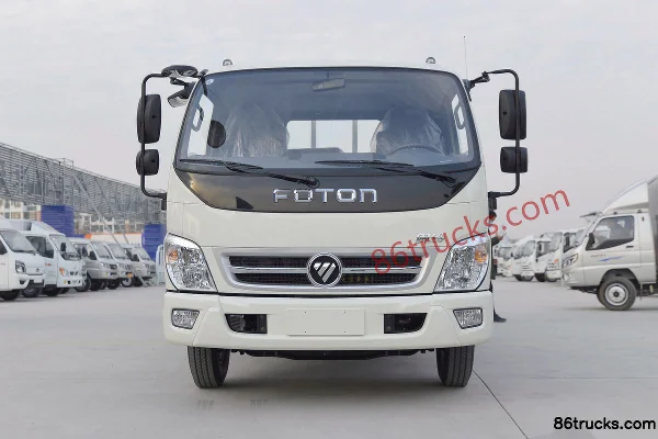Foton Aoling TX 110 hp 4X2(6 wheels) 3.8m crew cab flatbed light truck Exterior (2) | 86Trucks