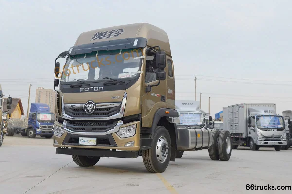 Foton Aoling Grand Frelon 230 ch 4X2(6 roues) 6,8 m cabine couchette camion porteur à ridelles (China VI) Extérieur (3) | 86Trucks