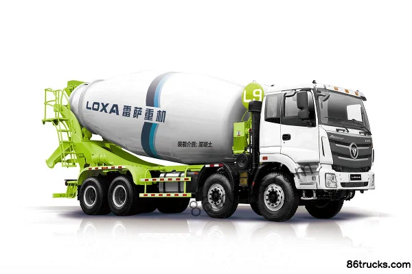 Foton AumanGTL 360 ch 8X4(12 roues) 7,2 m³ camion malaxeur (marque Leisa) Extérieur (2) | 86Trucks