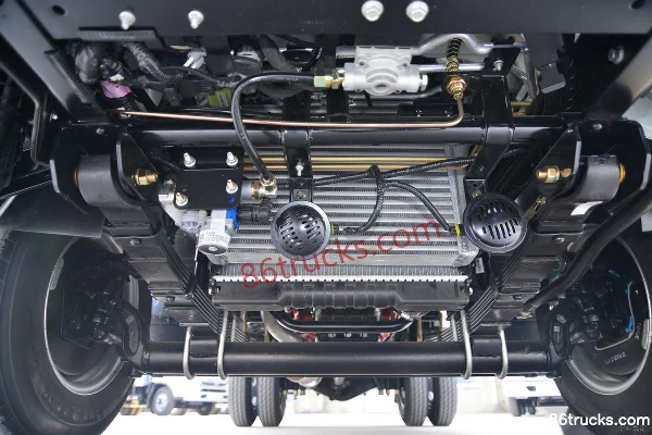 Foton Aumark Jiyun Tech Edition 88 hp 4X2(6 wheels) 3.655m single-row van light truck (air brake) Chassis (1) | 86Trucks