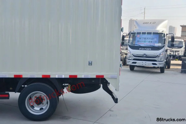 Foton Aumark Jiyun Tech Edition 88 hp 4X2(6 wheels) 3.655m single-row van light truck (air brake) Body (1) | 86Trucks