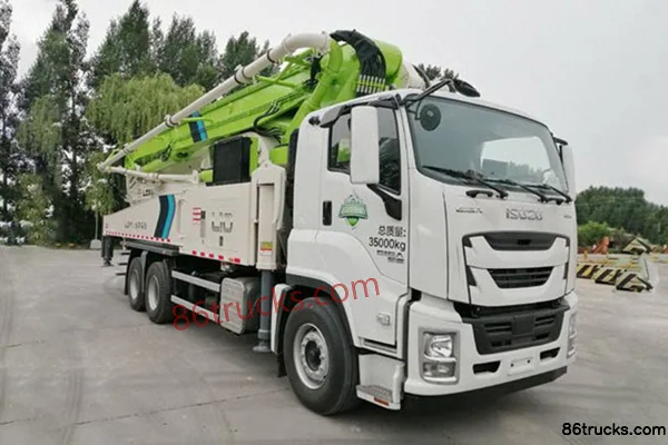 Foton Laisa L10 460 hp 6X4(10 wheels) 50m Concrete Pump Truck (Isuzu Chassis) Exterior