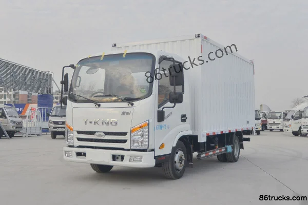 Tangjun Ouling Jinlika II 102hp 4X2(6 wheels) 4.1m single-row van light truck Exterior (3) | 86Trucks