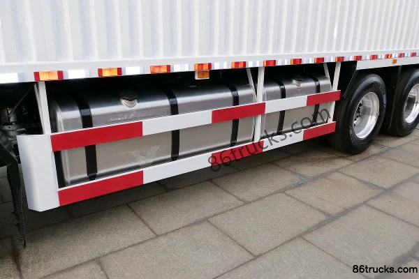 FAW Jiefang J7 camion lourd 460 ch 8X4(12 roues) camion porteur fourgon 9,4 m AMT automatique Châssis (2) | 86Trucks