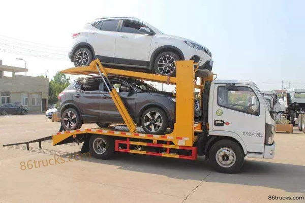 Dongfeng Duolika D6 130hp 4X2(6 wheels) Car Transporter (Runzhixing Brand) Exterior (3) | 86Trucks