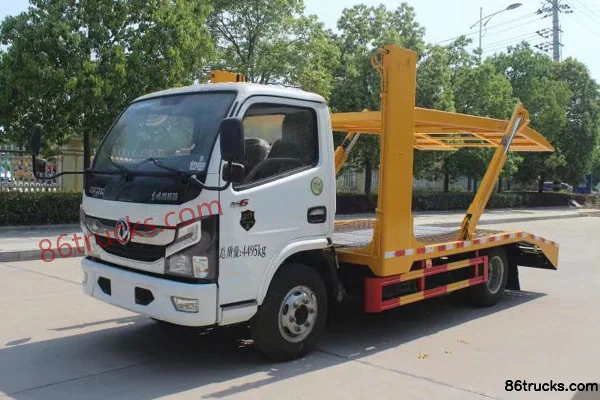 Dongfeng Duolika D6 130hp 4X2(6 wheels) Car Transporter (Runzhixing Brand) Exterior