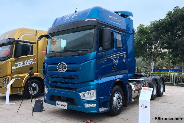FAW Jiefang J7 Heavy Truck 470hp 6X4(10 wheels) LNG AMT Automatic Tractor Truck (China VI) Exterior (3) | 86Trucks