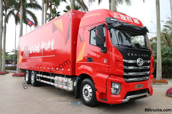 SAIC Hongyan Genlyon H6 460hp 6X4(10 wheels) center-axle train (China VI) Exterior